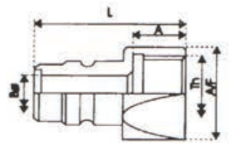 female threading plug